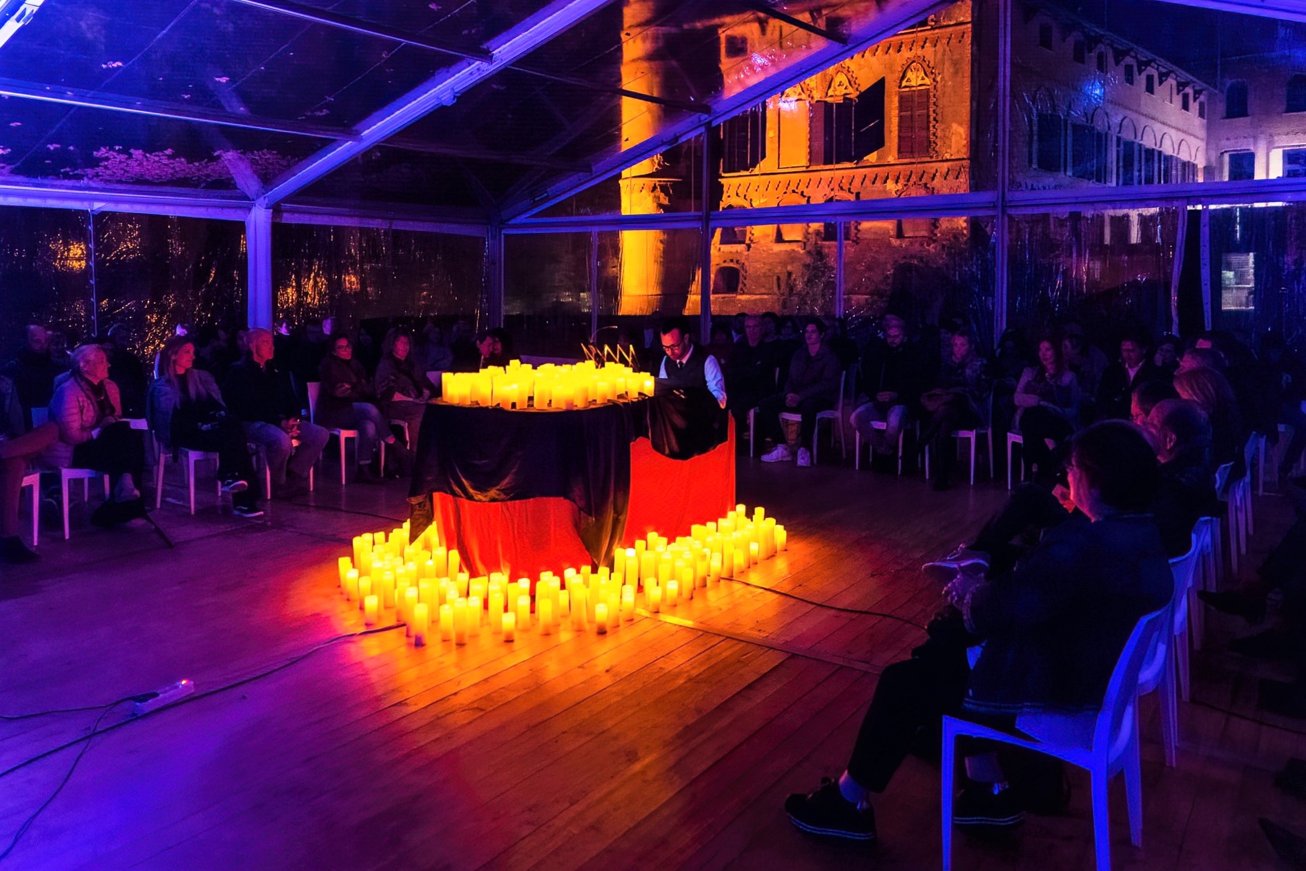Un castello, il concerto a lume di candela e le musiche di Natale