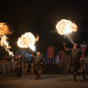 La festa medievale con balli, fuoco e duelli: viaggerete nel tempo con Il Barbarossa